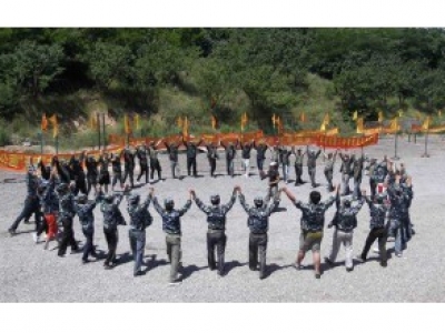 某教育机构先拓展训练生命动力圈活动分享